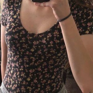 forever 21 // floral bodysuit